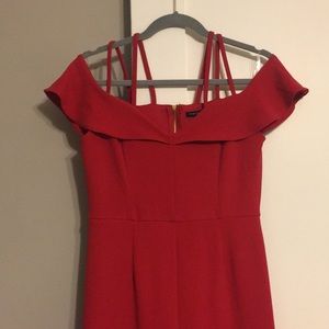 M Bright Red Romper